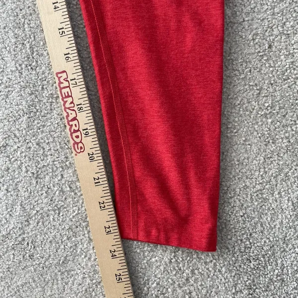 Beyond Yoga Athletic Leggings Made in USA Red 24" Inseam Ankle Women's Size XL - Image 8