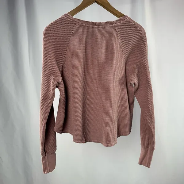 Tularosa Green The Vista Henley Top & Legging in Rose Pink‎ Size Extra Small - Image 7