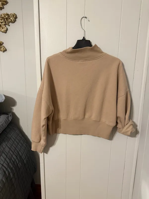 Wild Fable mock neck bow sweat shirt Sz L - Image 2