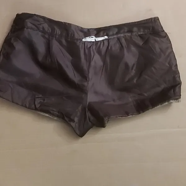 Vintage Brown Tweed Lined Shorts Dark Academia Heritage Preppy Y2K Fall Casual - Image 8