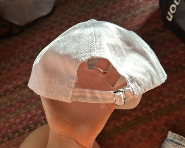 White Claw Seltzer Liquor Bar Alcohol White Dad Hat - Image 2