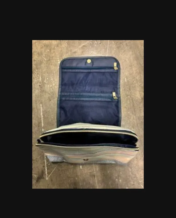 Scunci Striped Valet Organizer Makeup Bag. Multiple - Image 8