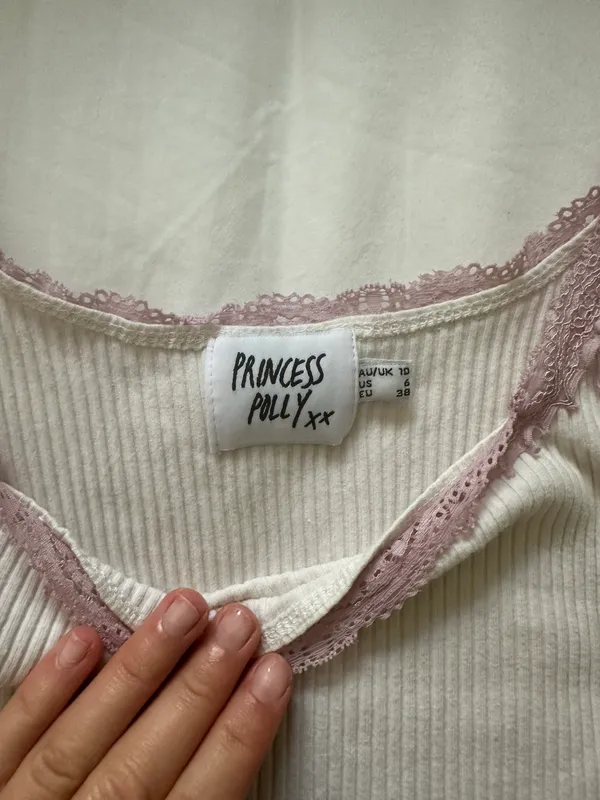 Princess Polly Lace Tank Top - Image 3