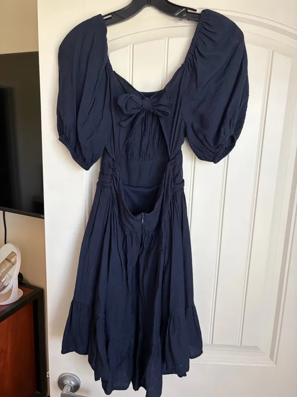 Altar'd State Dress Blue - Image 3