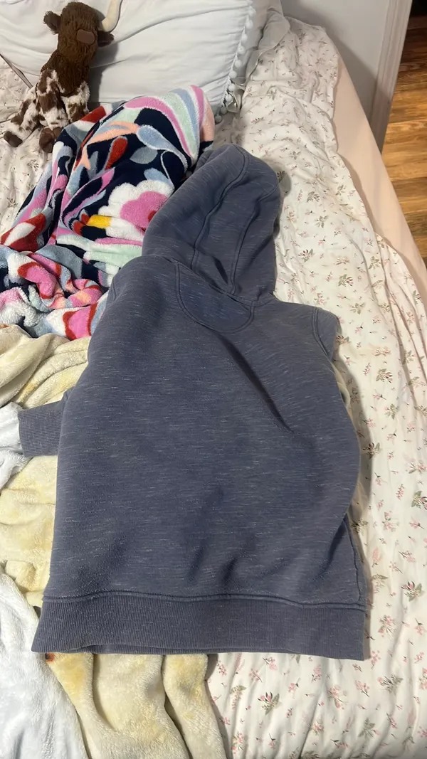 Grey Carhartt Hoodie XS Women’s Relaxed Fit - Image 3