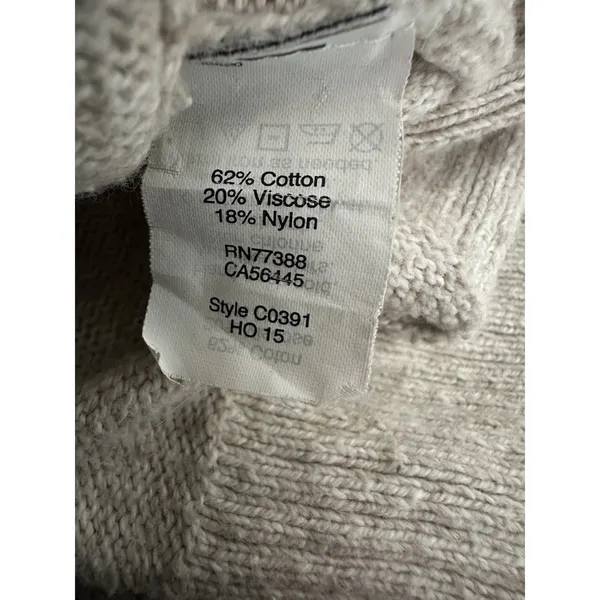 Madewell Long Cardigan Sweater Marled Flax Size Medium - Image 8