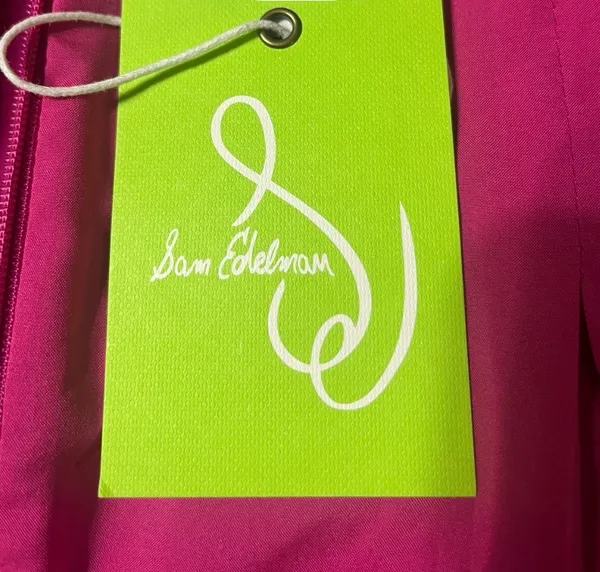 Sam Edelman Shift Cocktail Mini Dress Sz 4 Strapless Fuchsia Special Event - Image 5