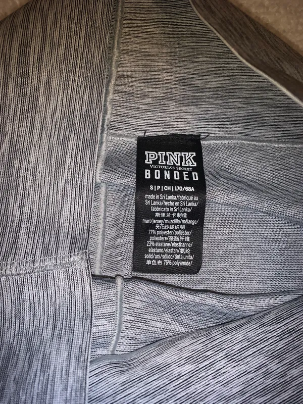 Victoria’s Secret Bonded Black and Mint Athletic Leggings Size Small Like New - Image 2