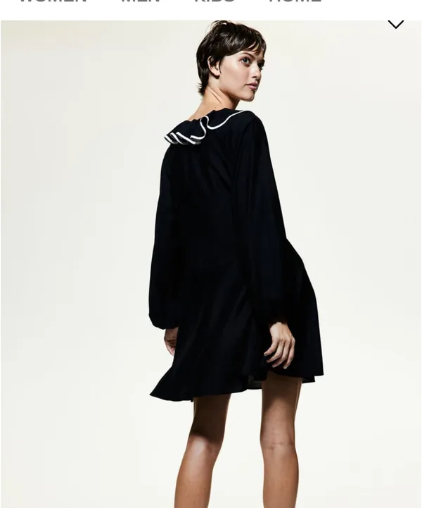 H&M FLOUNCE-TRIMMED DRESS - Image 3