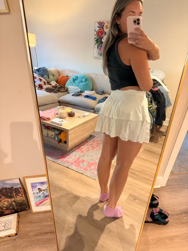 Princess Polly Skirt White Mini - Image 2