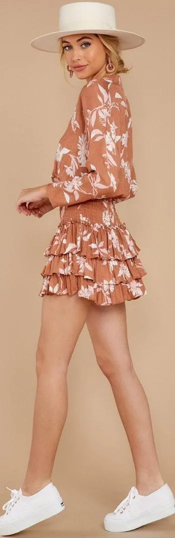 These Three Boutique Smocked Waist Tiered Mini Dress - Image 6