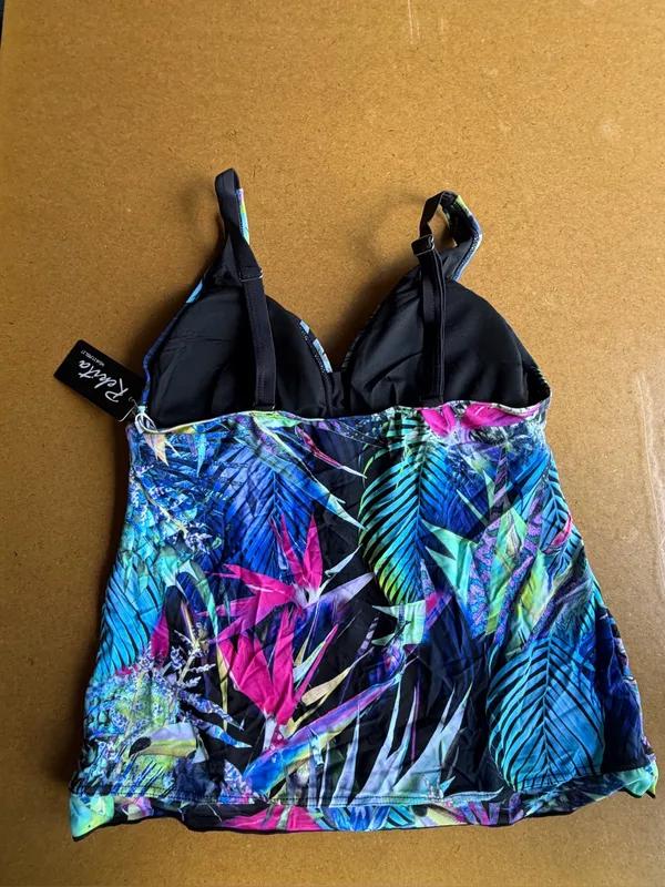 Rekita NEW Women's Two Piece Skirted Tankini Swim Suit Size Medium #260366 - Image 10