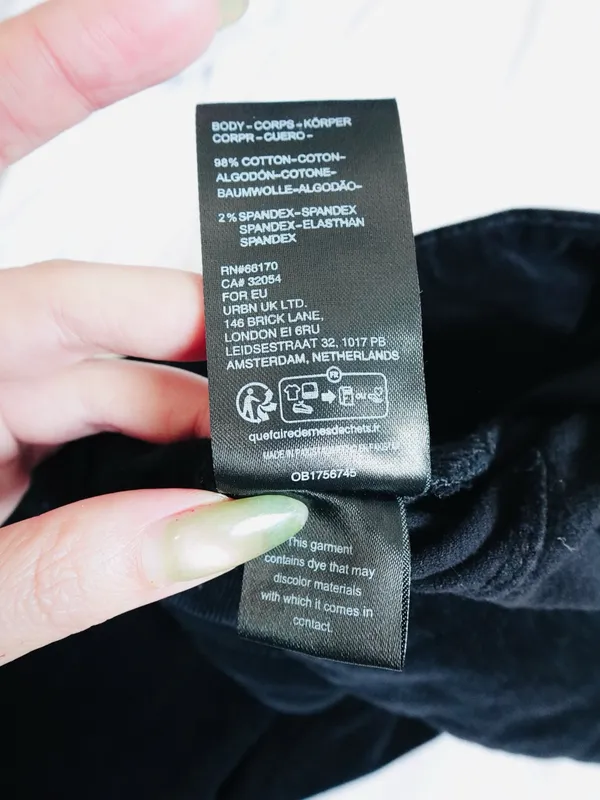 We The Free Jayde Corduroy Flare Stretch Pant - Black - Size: 28 - Image 5