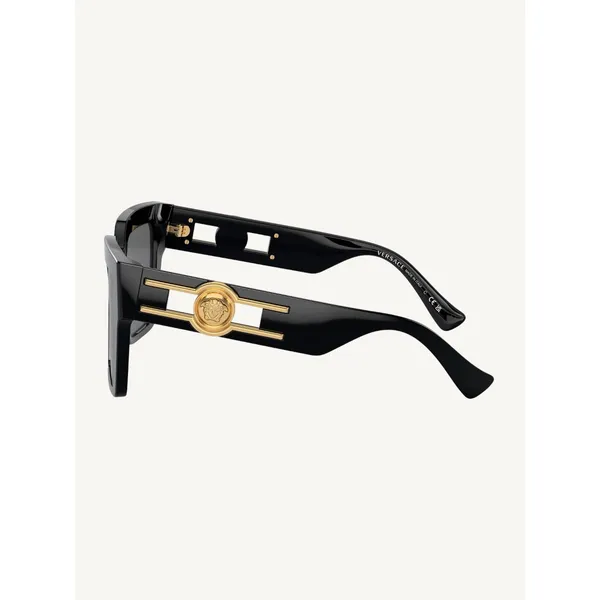 Versace VE4458 GB1/87 Black Gold Medusa Sunglasses NWT - Image 3