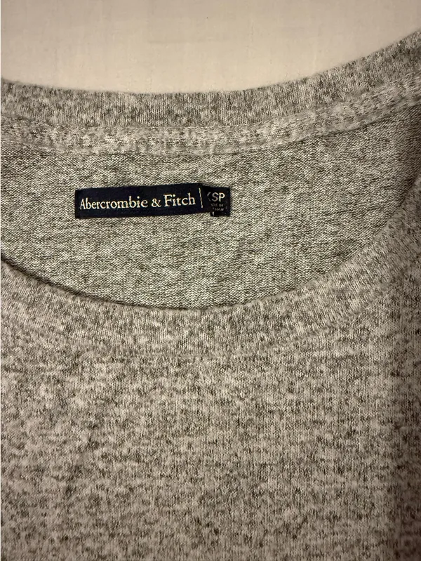 Grey 3/4 sleeve mini dress - Image 3
