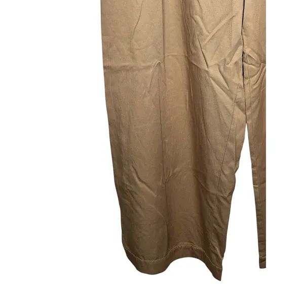 A.n.a Women's Pants Pleated Chino Long Trouser Wide Leg Hi-Rise‎ Tan Sz. 18 NWT - Image 3