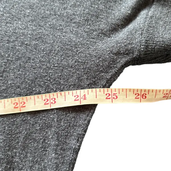 American Eagle Retro  Outfitters Gray Cropped Button Down Sweater Size XXL - Image 7