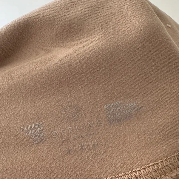 Aerie Offline Tan Hi-Rise The‎ Hugger Foldover Leggings - Image 5