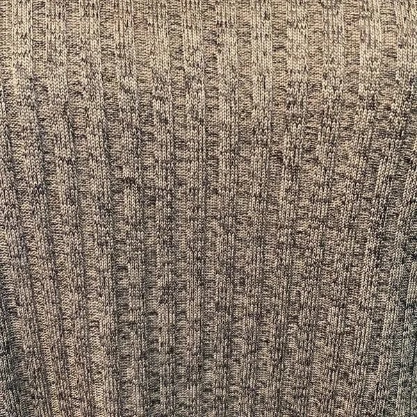 Jones New York NWT szM long sleeve heathered grey tan cowl neck high low tunic - Image 3
