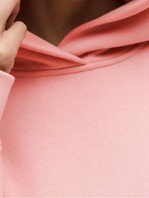 NWT Lululemon Women's Steady State Oversized Hoodie in Tea Rose size small - Image 4