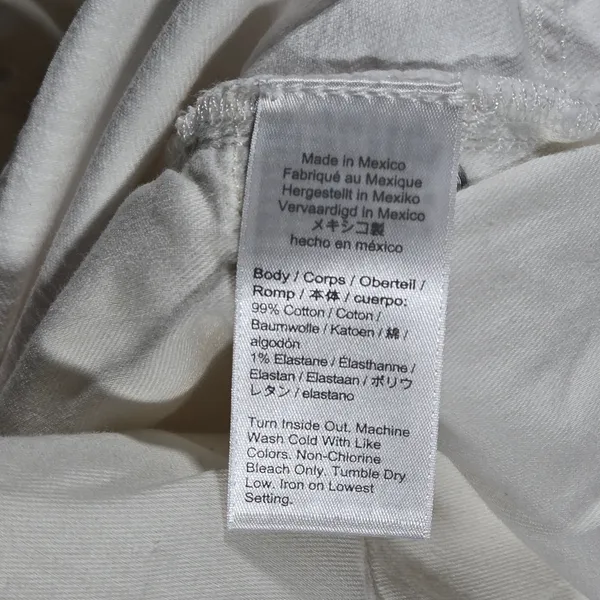 J.Crew Curvy Slim Wide Leg Jeans‎ White Denim High Rise BX828 Size 34 NEW - Image 5