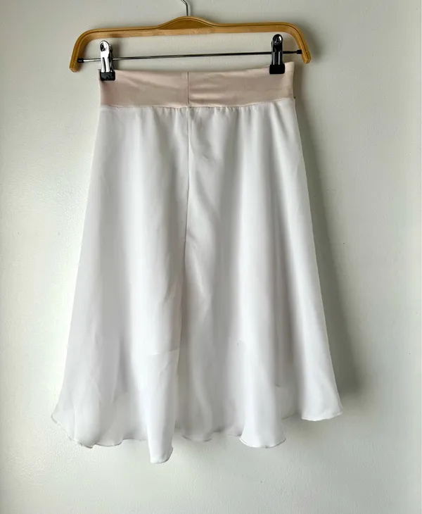 Vintage Sheer Skating Skirt White Size none - Image 2