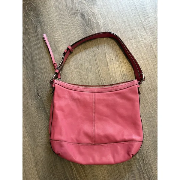 Coach Park Leather Duffle 19726 Pink Barbie Glam Y2k Shoulder Bag - Image 3