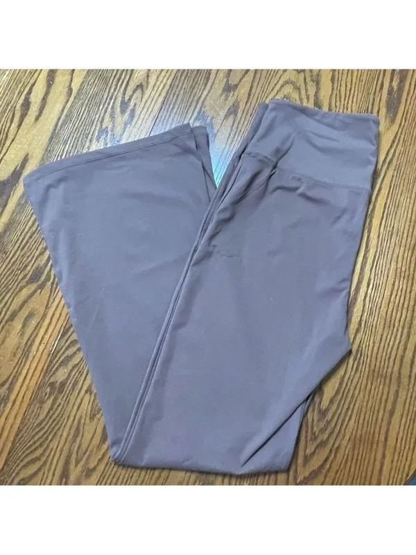 Ododos Brown High-Waisted Flare Pants Size 2XL NWT - Image 14