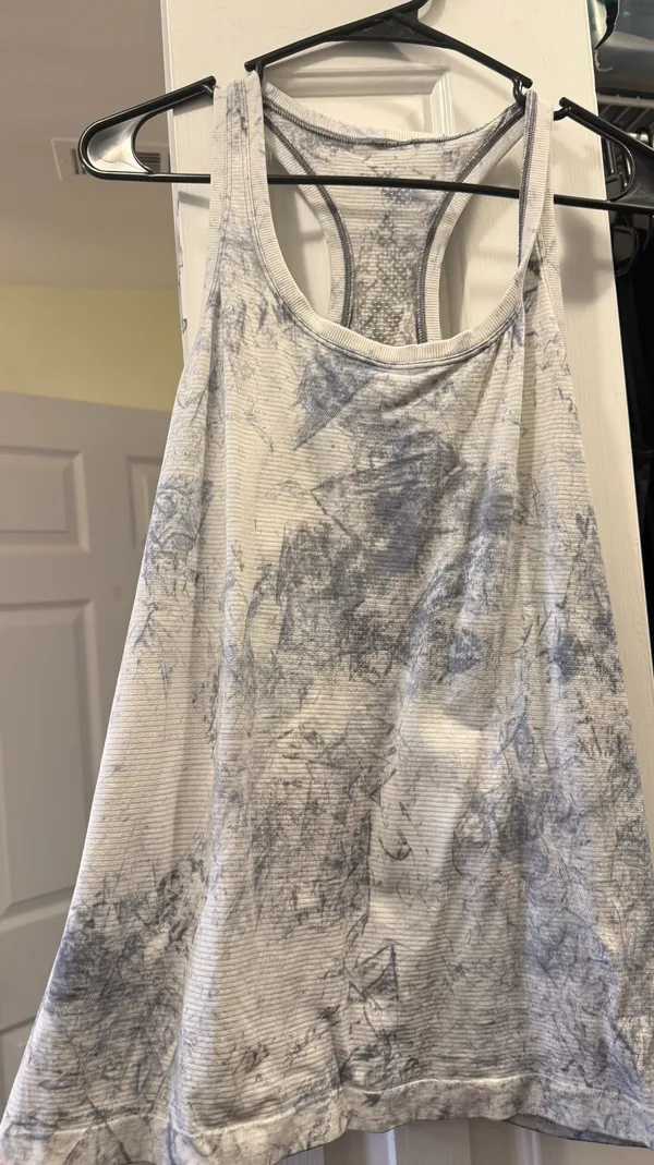 Lululemon Swiftly Tech Racerback Tank Top 2.0 Multi Dye White/Grey/Black - Image 5