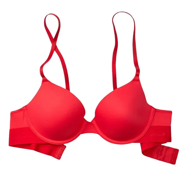 VS PINK Wear Everywhere T Shirt Lightly Lined Bra 34DD - Image 4