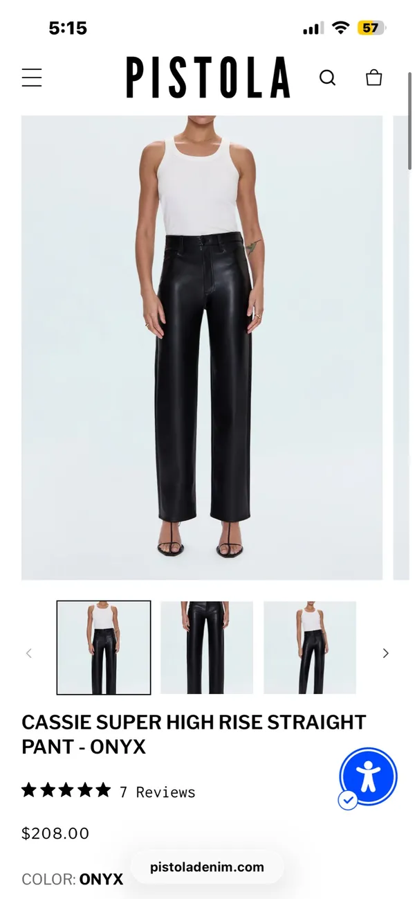 Pistola Leather Pants - Image 5