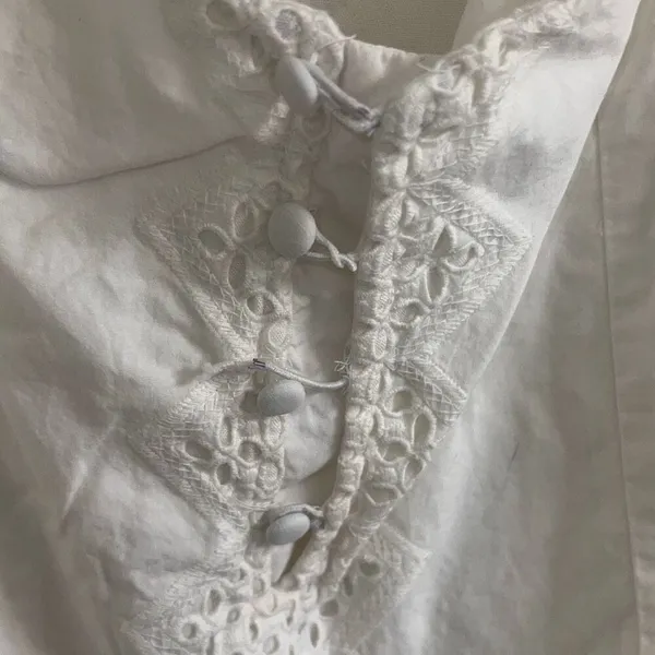 ✨FREE PEOPLE Vanda Cotton Mini Sz Medium Dress✨ - Image 9
