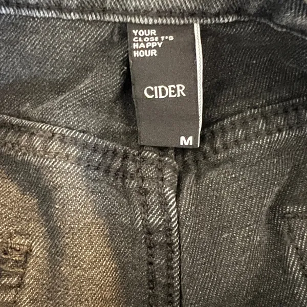 Cider Mid Rise Pocket Wide Leg Cargo Jeans Women’s Size Med - Image 8
