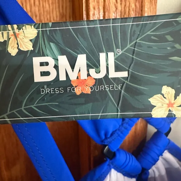 Stylish BMJL Women's Royal Blue One Piece Swimsuit - Image 3