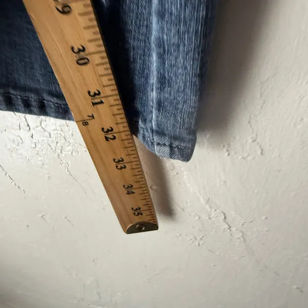 Wrangler Womens Straight Leg Jeans Medium Wash Size 13 Tall Western‎ Stretch - Image 6