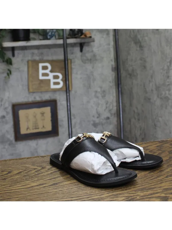 NWT Tommy Hilfiger Womens Goldiea Thong Emblem Sandals TWGOLDIEA Black 6.5M - Image 3