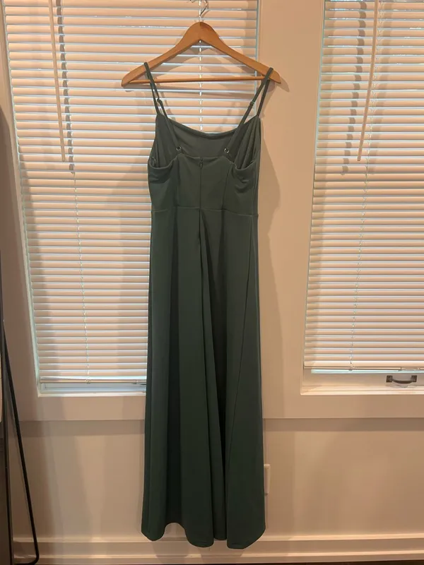 Birdy Grey Seafoam Long Creep Dress Mefium - Image 6