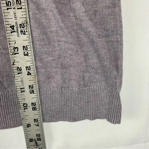 Lululemon women's 10 12 full extension sweater cashlu heathered gray long sleeve - Image 9