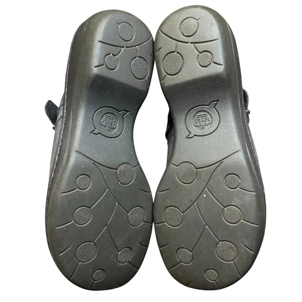 Born Clogs Shoes Womens Size 8 Black Leather Buckle Slip On‎ Comfort Walking - Image 8