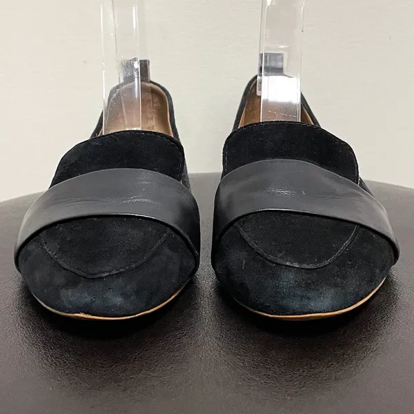 Ugg Black Jonette Suede Leather Flats 6 Almond Toe *No Box* - Image 5