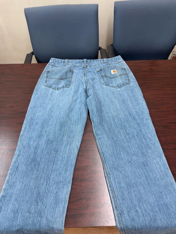 Carhartt Mens Relaxed Fit Denim Jeans Size 38x34 - Image 4