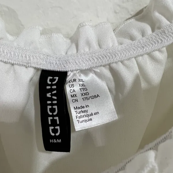 Divided White Off the Shoulder Dress Size XXL - Image 5