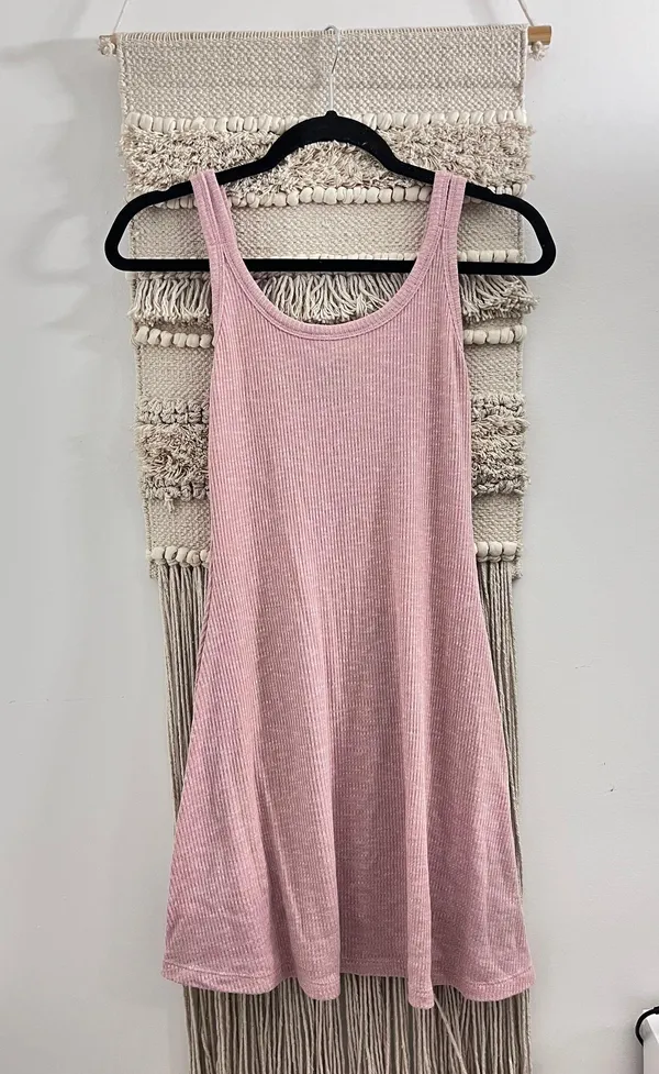 PacSun Pink Ribbed Dress - Image 2