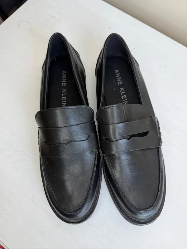 Anne Klein Womens Emmy Lou Padded Insole Manmade Loafers Sz 8.5 - Image 3