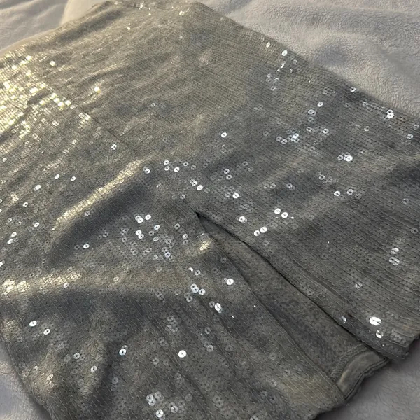 Chan‎ Luu Sequenced Grey Midi Skirt - Image 5