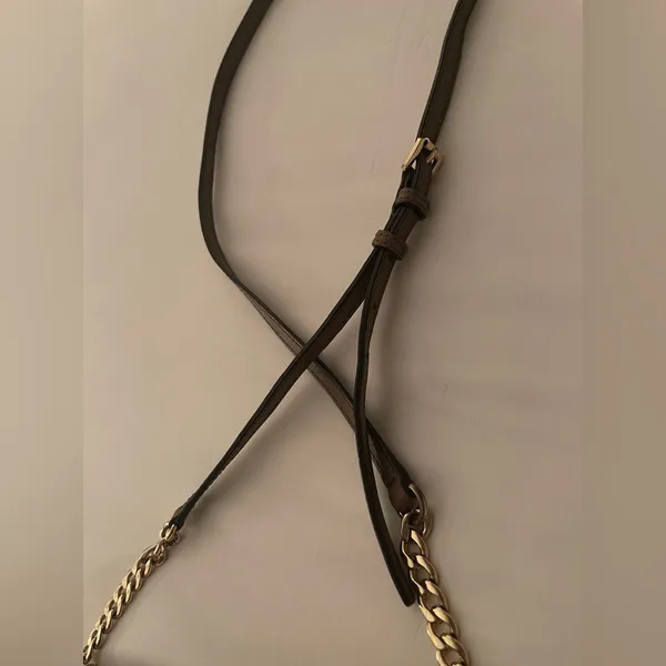 Michael Kors Crossbody Bag – Taupe Color - Image 4