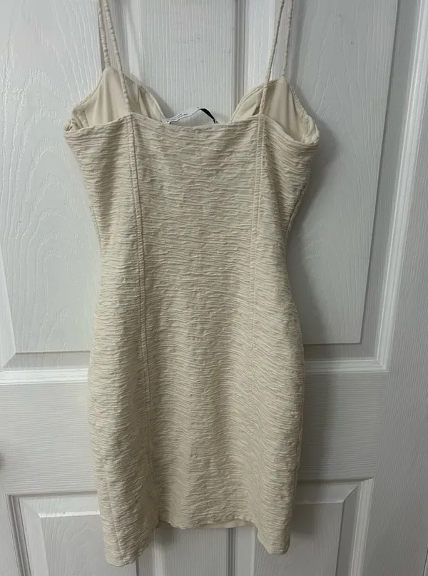 White Bershka Dress - Image 4