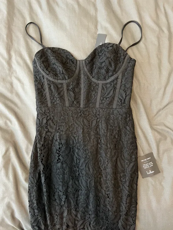 Lulus Lace Trumpet Midi Dress - Image 7