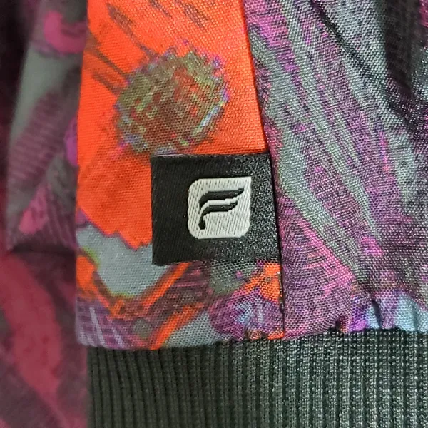 Fabletics‎ Bomber Jacket Floral Full Zip Lightweight Purple, Women's. Size: L - Image 9