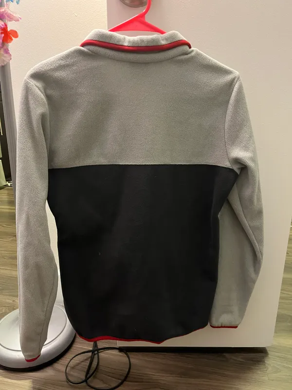 Columbia Two Tone Fleece Pullover Snap Jacket - Image 4